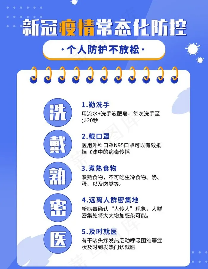 疫情防控海报图片psd模版下载