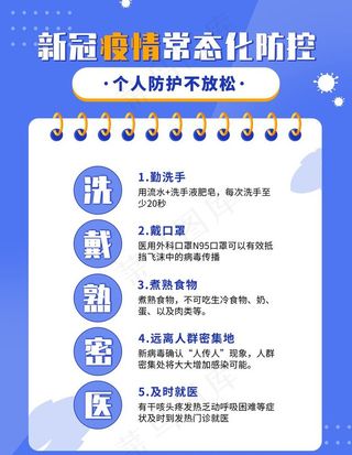 疫情防控海报图片
