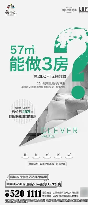 地产商业loft公寓卖点图片