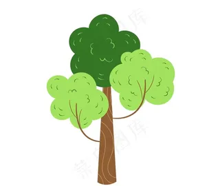 树卡通图片