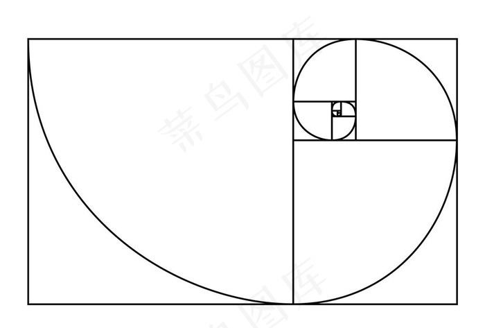 黄金分割图片ai矢量模版下载