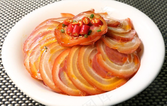 凉菜肘片图片
