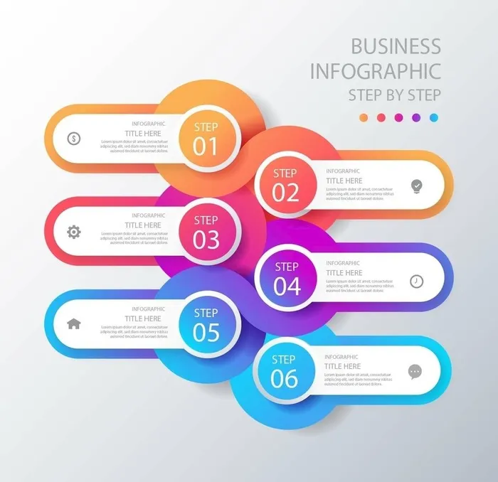 3d立体图表图片eps,ai矢量模版下载