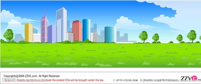 高楼大厦矢量图图片ai矢量模版下载