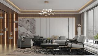 客厅沙发背景墙设计图片