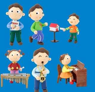 立体卡通人物图片