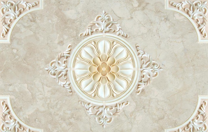 宫廷皇室天花板电视背景墙图片