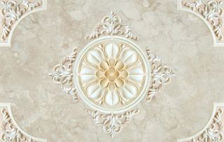 宫廷皇室天花板电视背景墙图片