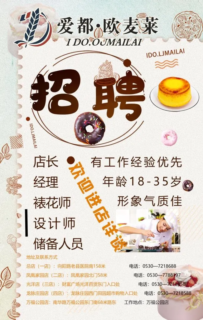 招聘海报图片(2362x3543)psd模版下载