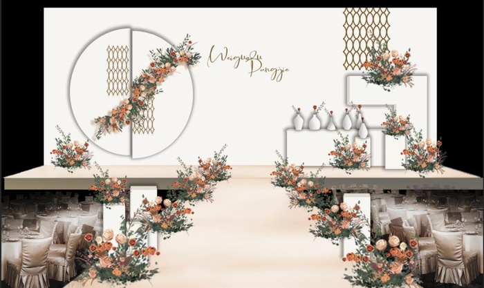 婚礼效果图图片