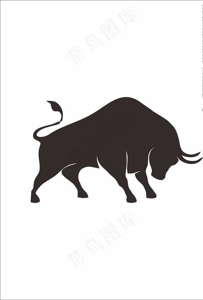 牛图片cdr矢量模版下载