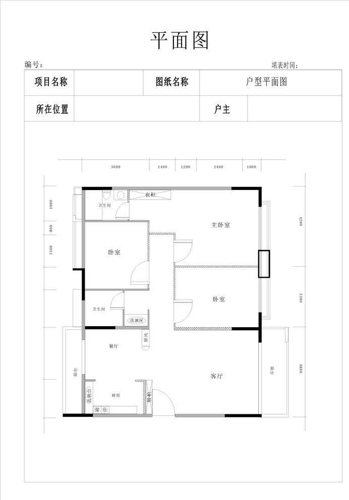 室内平面图图片cdr矢量模版下载