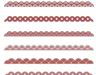 祥云分割线图片