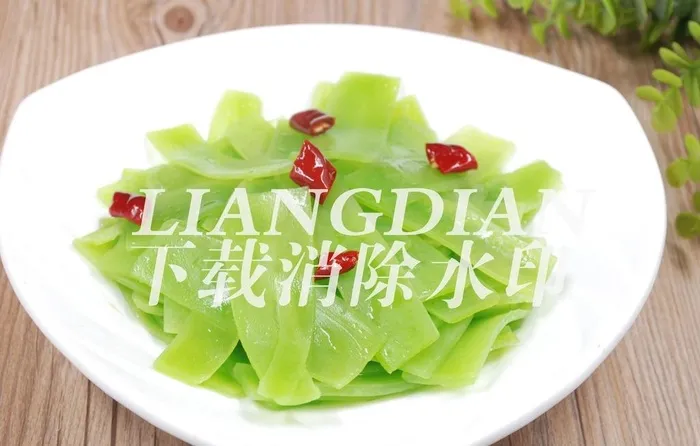 清炒莴笋片图片