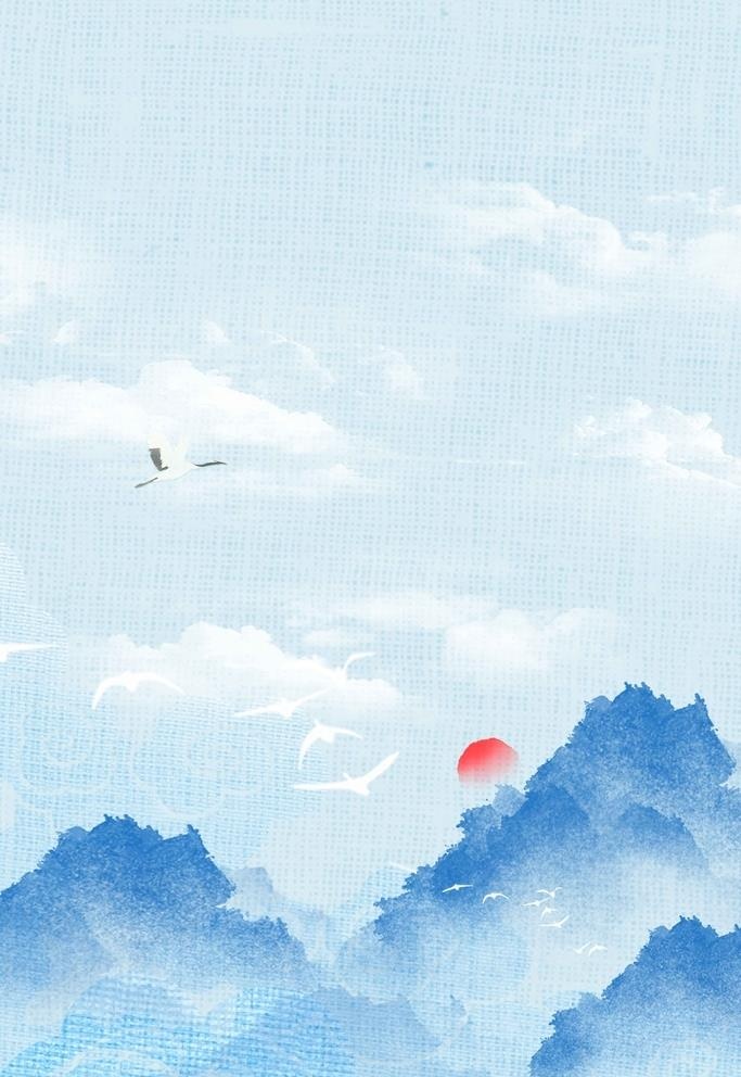 中国风背景图片(3494x4392)psd模版下载