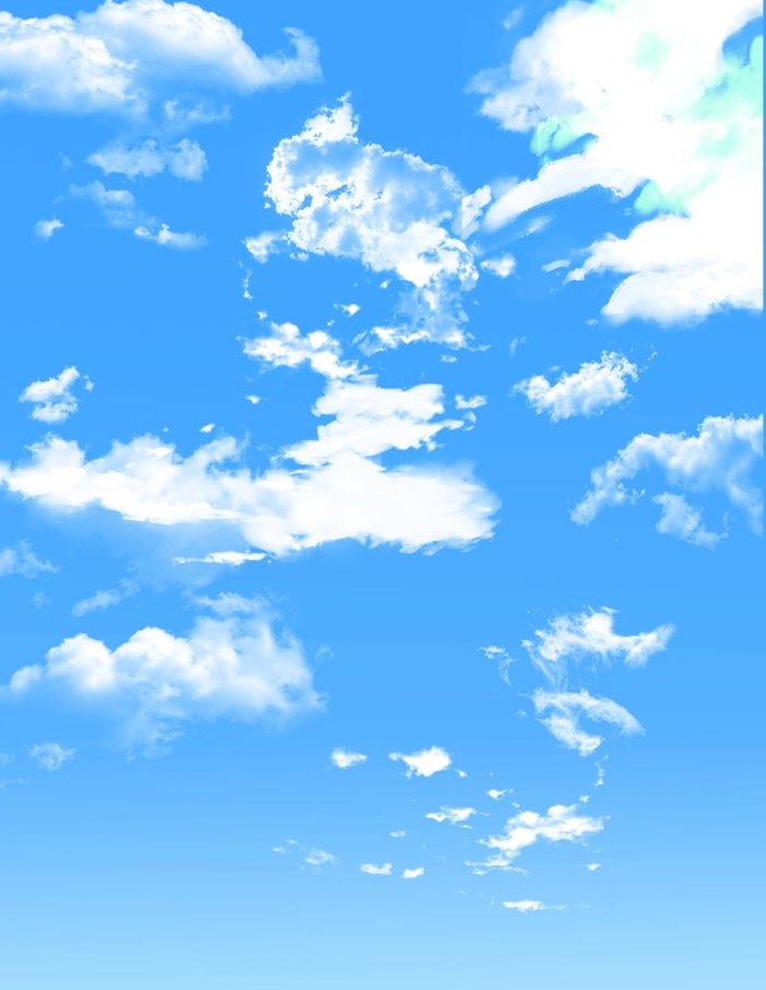 蓝天白云图片(3200x5200)psd模版下载