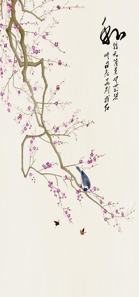 中式花鸟装饰画图片