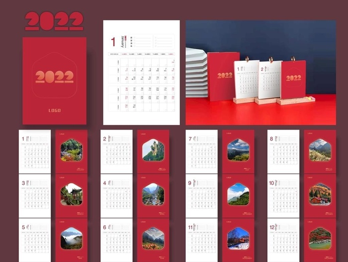 台历图片cdr矢量模版下载