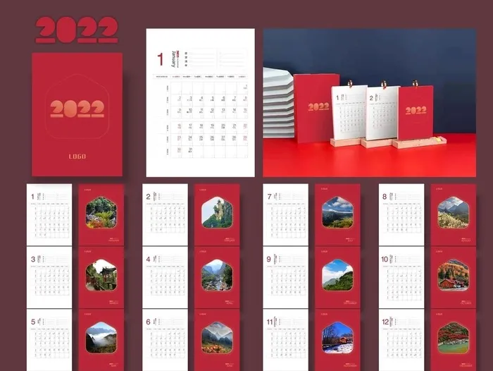 台历图片cdr矢量模版下载