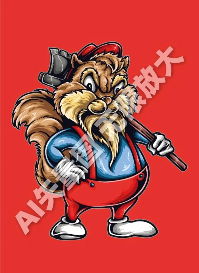 卡通角色插画 图片ai矢量模版下载