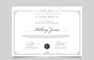 荣誉证书模板图片