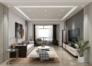 现代轻奢客厅图片