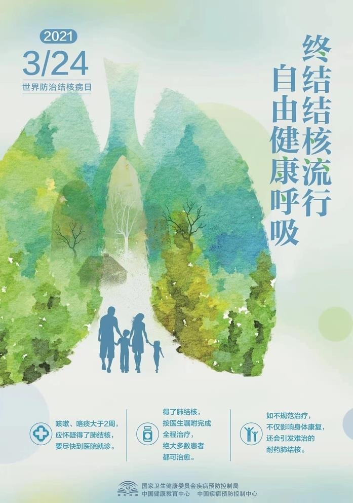 结核病海报图片
