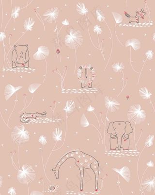 可爱的卡通花型图片