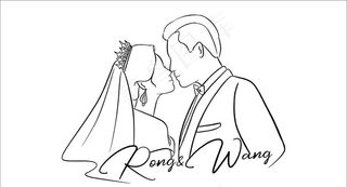 婚礼人头像LOGO图片