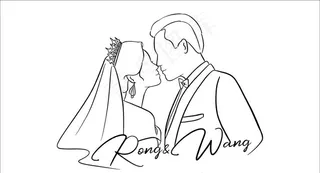 婚礼人头像LOGO图片