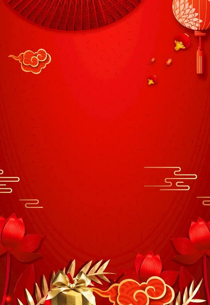 红色背景图片(3543x5315)psd模版下载