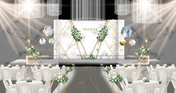 婚礼仪式区效果图图片 婚礼仪式区效果图图片