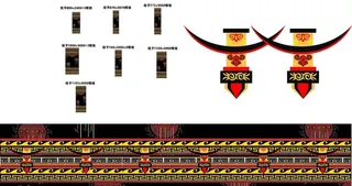 彝族餐馆花边图片