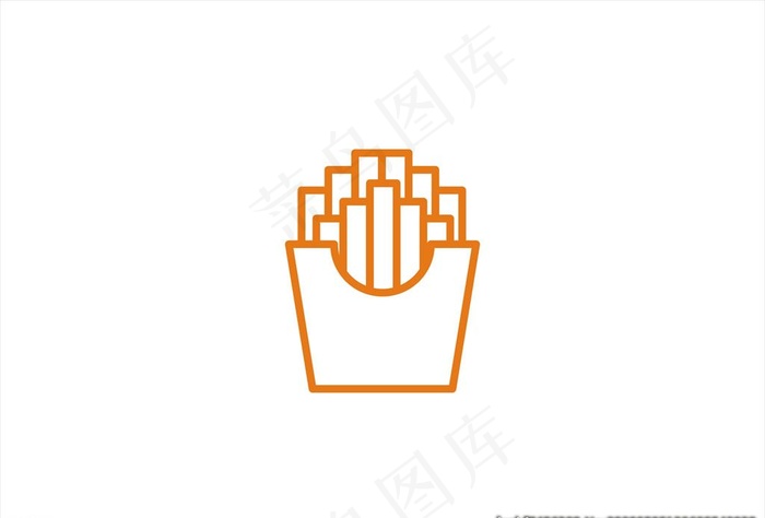薯条矢量图标图片cdr矢量模版下载