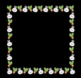 卡通边框PNG 可爱相框 标签图片