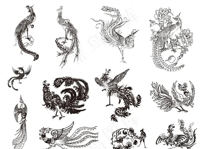 中式纹样图片ai矢量模版下载