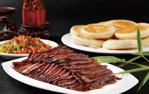 河间驴肉火烧图片