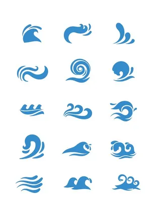 波纹浪花海浪波纹图片