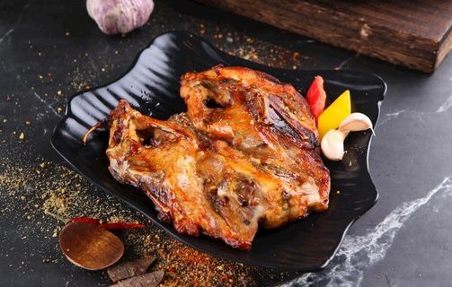 烤鸡架图片 烤鸡架图片