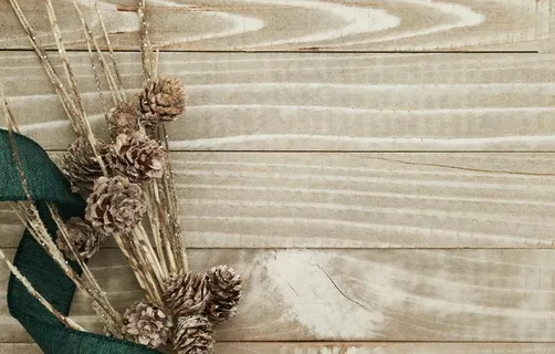 干花木板纹理图片