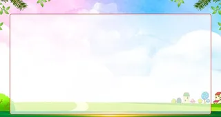 学校绿色草地展板背景图片