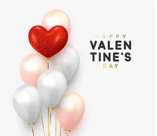 情人节气球图片
