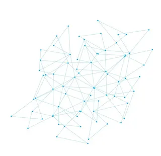 不规则图形蓝色科技元素图片