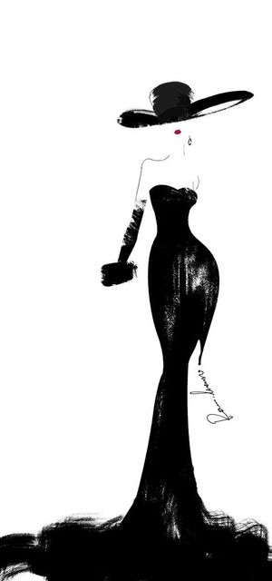 美女装饰画图片