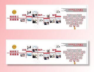 工会照片文化墙图片