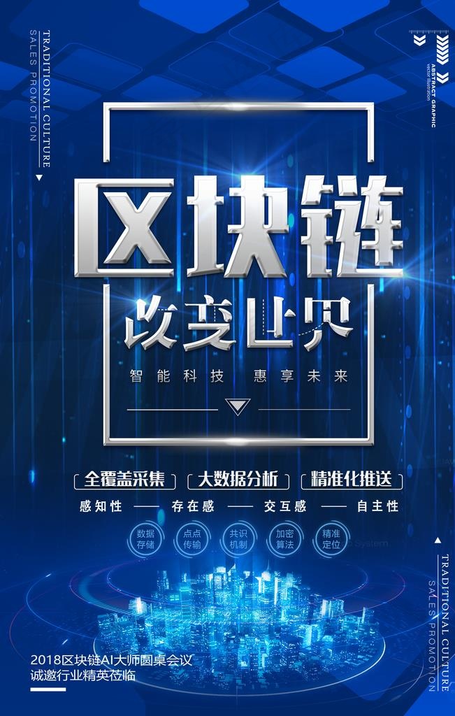 科技海报图片(3543X5315(DPI:150))psd模版下载