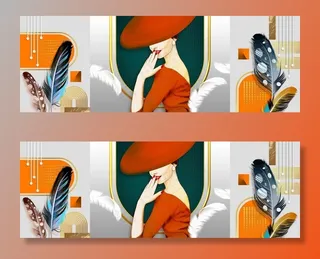 美女装饰画图片