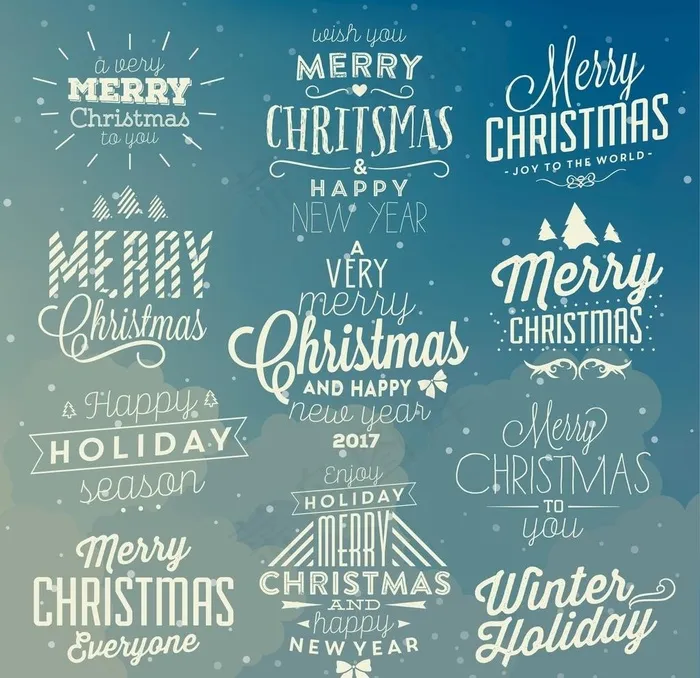 圣诞背景图片ai矢量模版下载