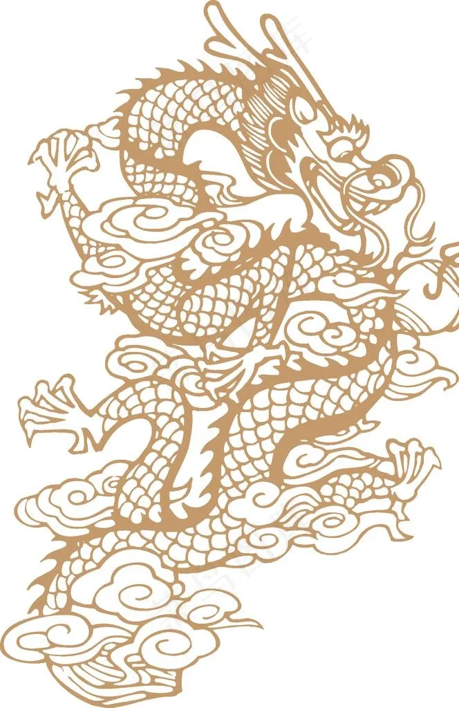 龙团龙凤龙印刷烫金底纹背景纹图图片