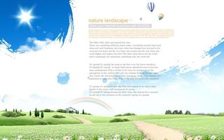 田园风光风景图图片